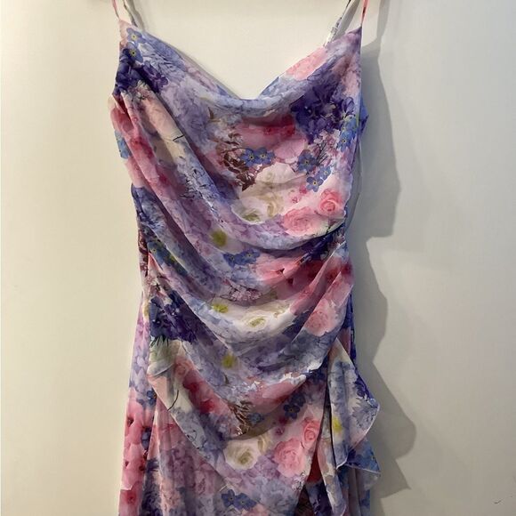 Hello Molly Enchanting Frill‎ Maxi Dress Purple - Picture 10 of 16